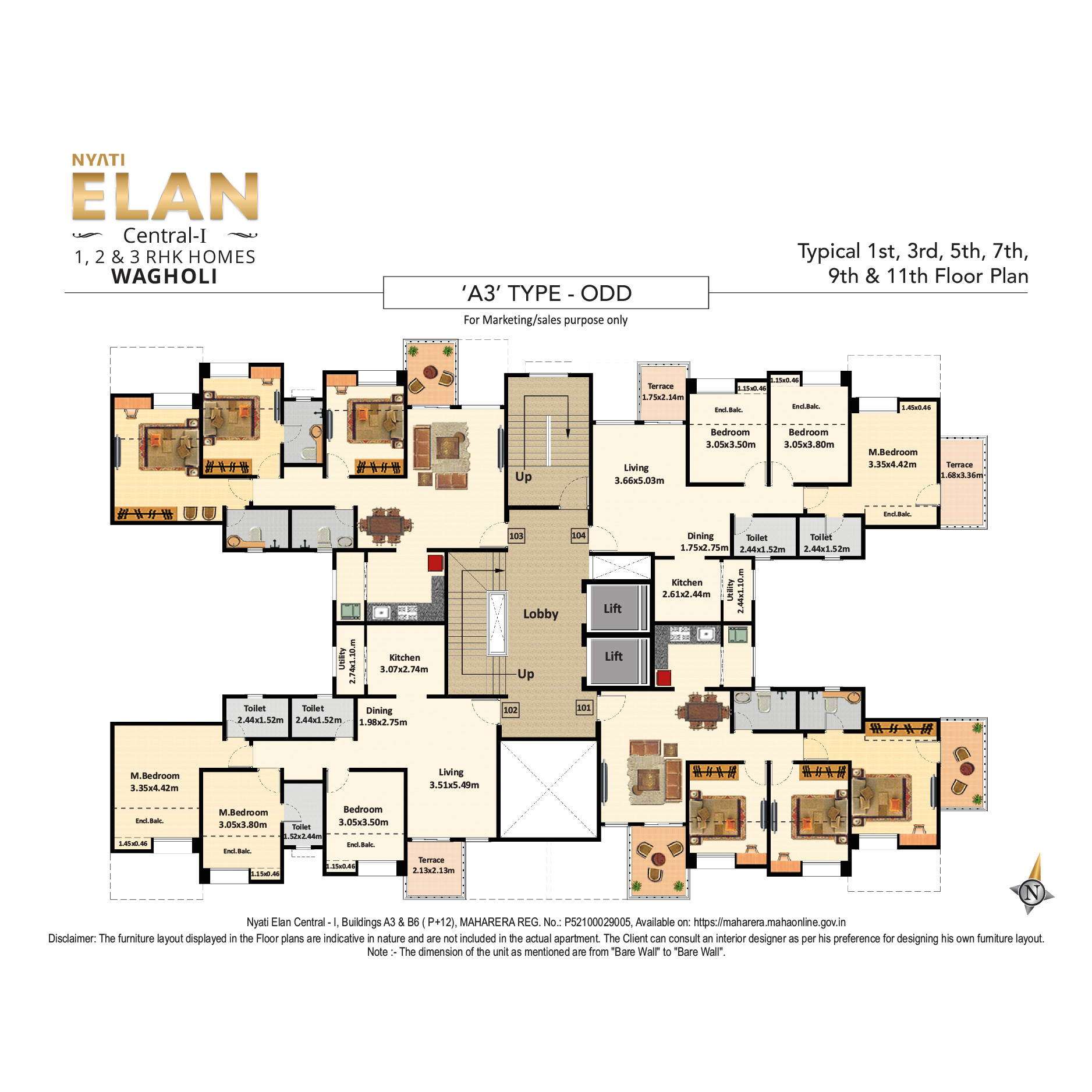 2 BHK flat in Wagholi | 3 BHK in Wagholi | Nyati Elan